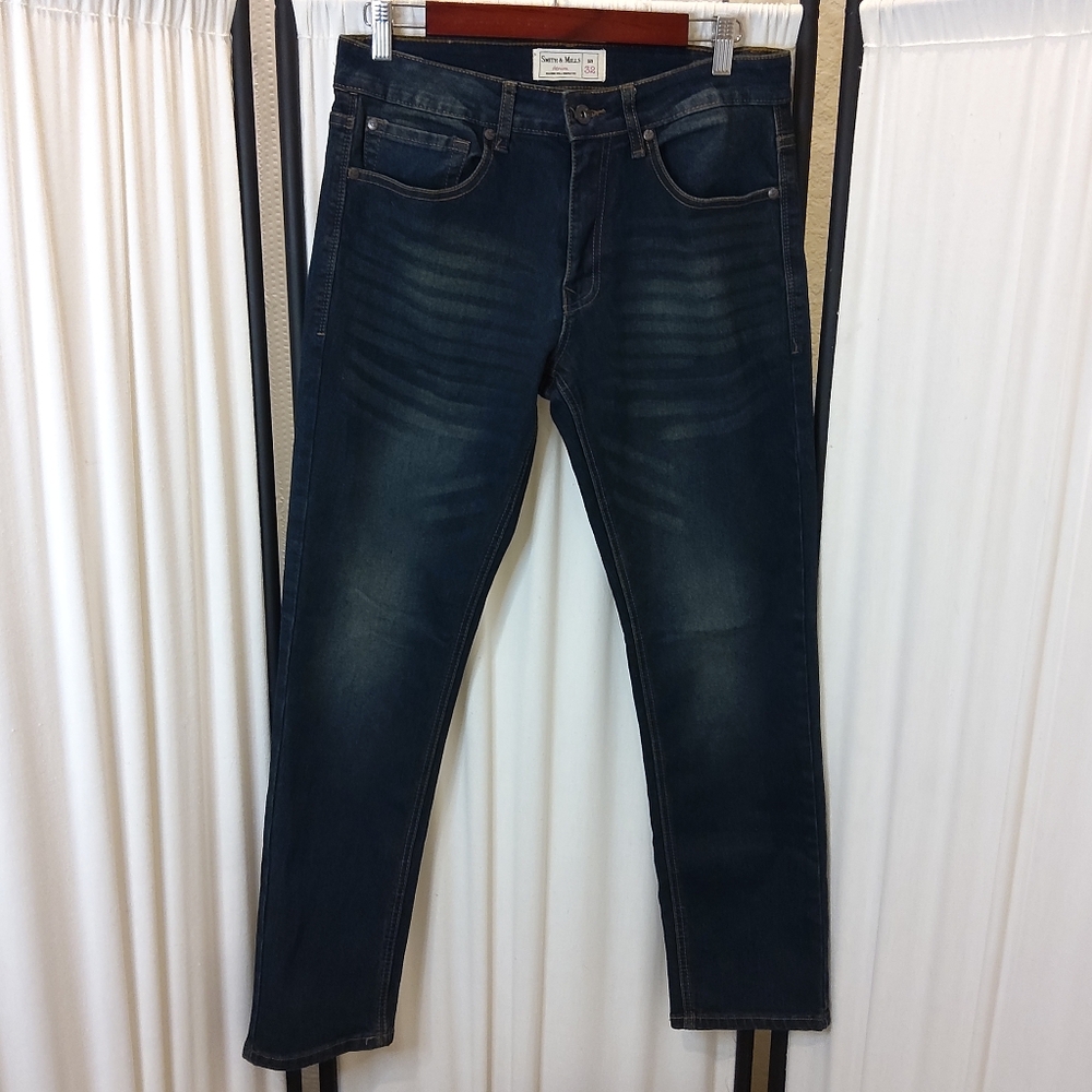 Smith‎ & Mills Denim Stretch, Indigo, Men's 32x30